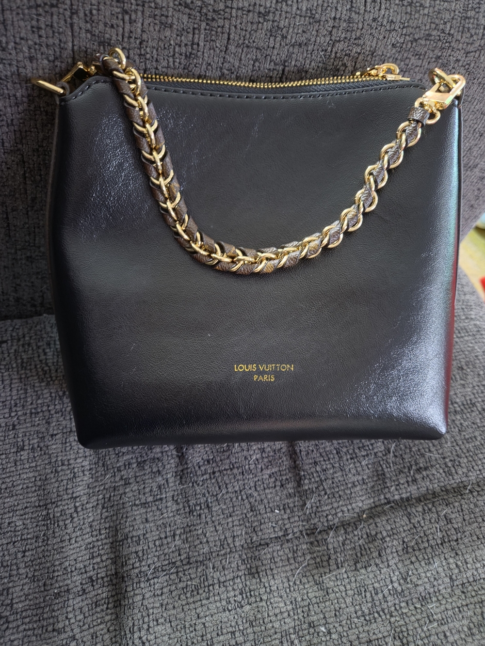 Mini Multipass In Black Leather - Picture 5 of 14